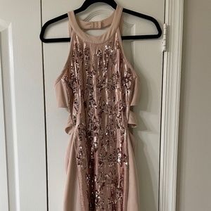 Bebe Pink Sparked Dress